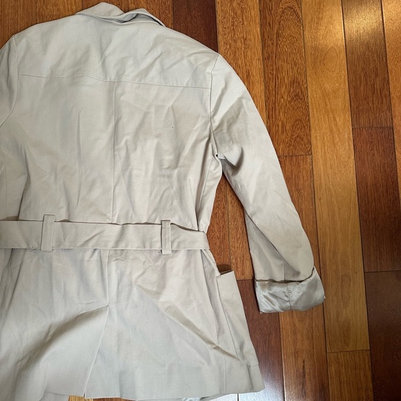 French Connection | Whisper belted wrap front blazer with tie waist belt size 4 - Picture 8 of 9